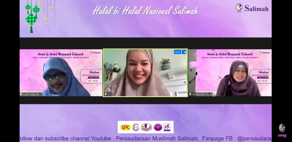 Dewi Sandra Berbagi Kisah Hijrah dalam Halal bi Halal Salimah 